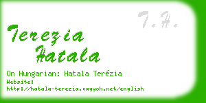 terezia hatala business card