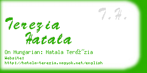 terezia hatala business card